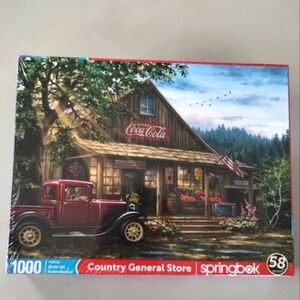 Springbook (Country General Store) Puzzle - 1000 Pieces New Sealed
